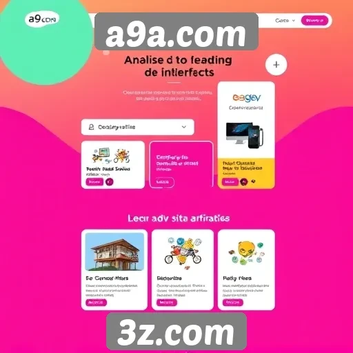 analise sobre o design de interface do a9a.com